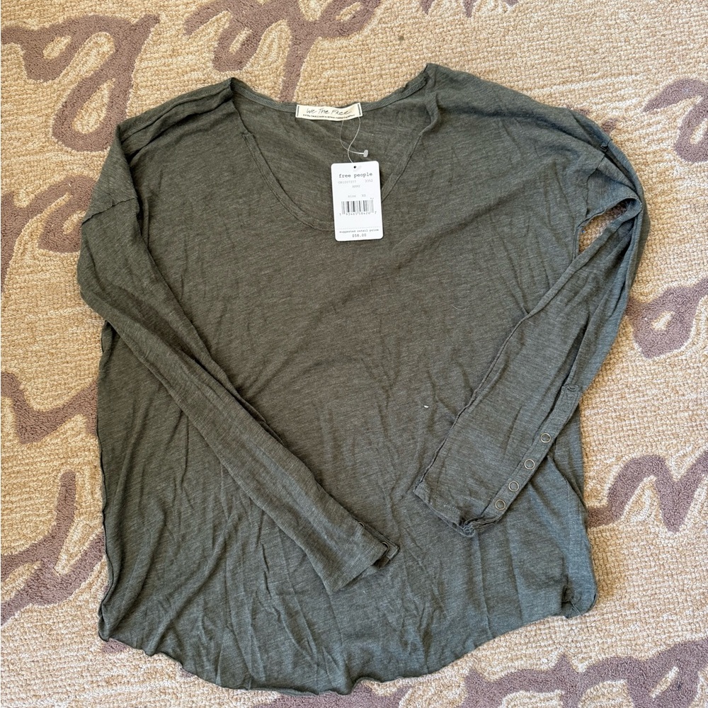Free People We The Free On My Mind V-neck Shirt